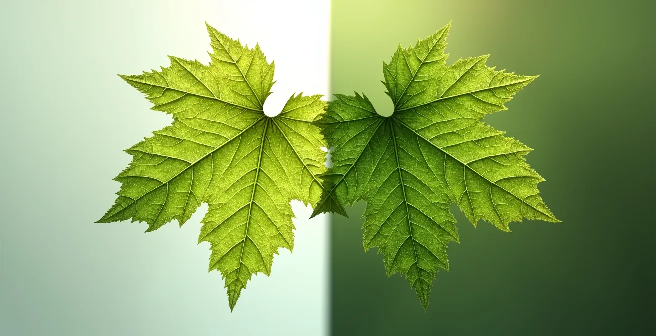 Confronto visivo tra vitigni PIWI e TEA con matrice decisionale per viticoltori