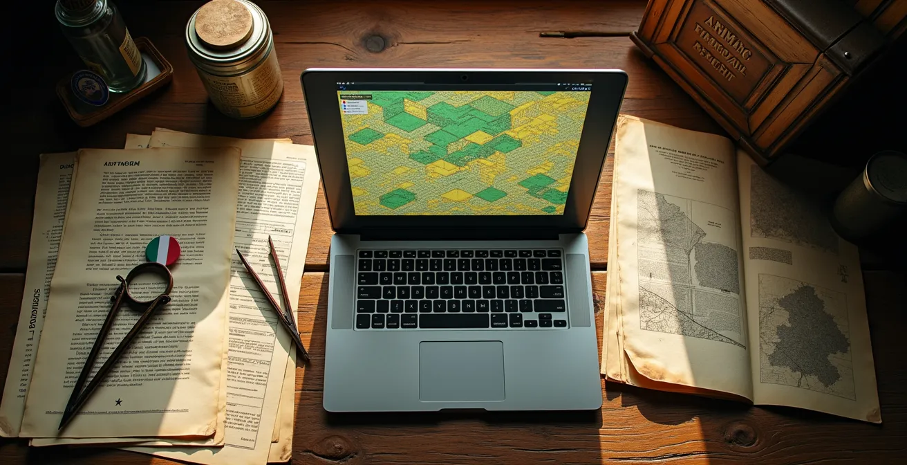 Schermata software con validazione automatica dati PAC e simulazione scenari ecoschemi