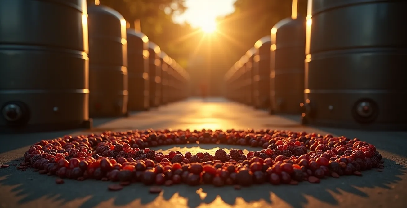 Sistema di economia circolare con valorizzazione energetica delle biomasse in cantina