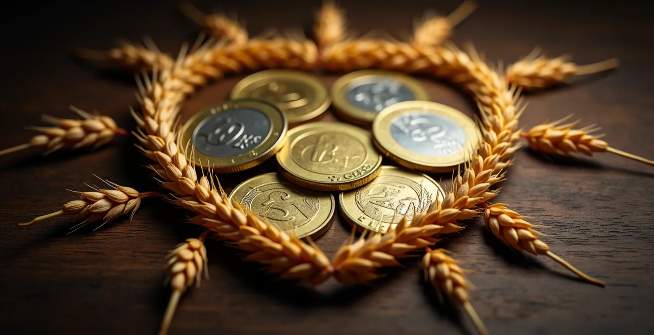 Visualizzazione grafica degli strumenti assicurativi integrati con la PAC per la gestione del rischio prezzo