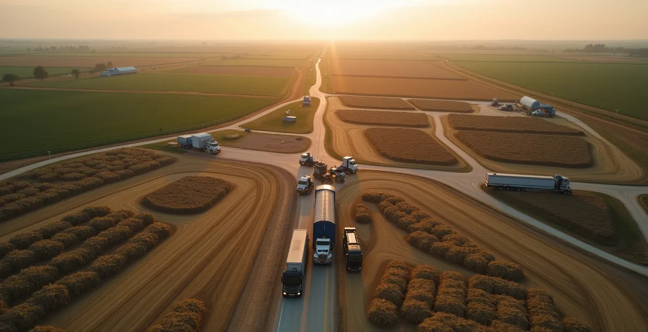 Centro di stoccaggio biomasse con sistema logistico integrato