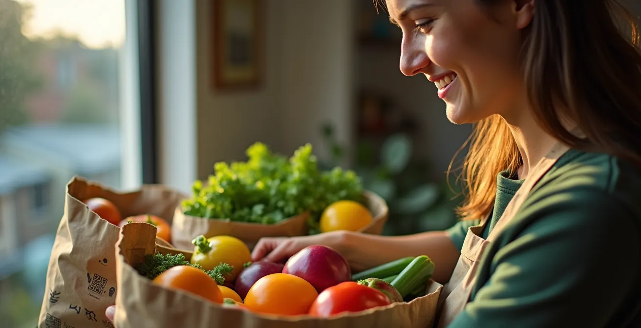 Sistema di distribuzione collaborativa per prodotti agricoli urbani a km zero