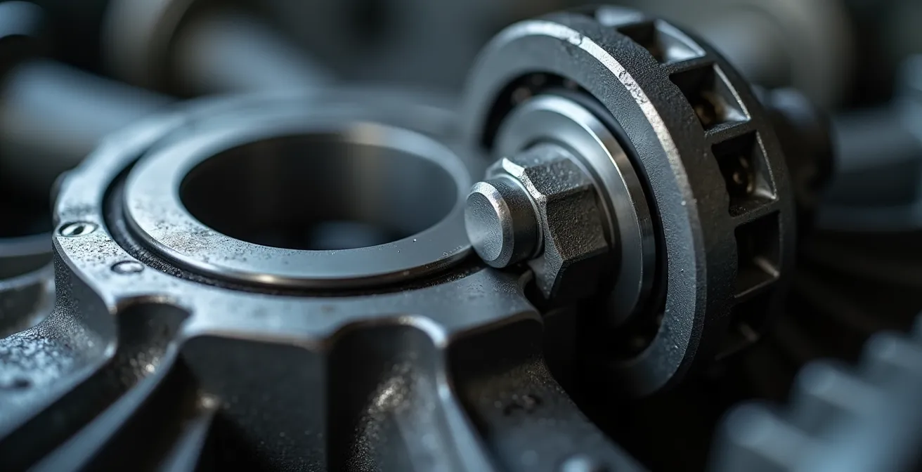 Schema termografico dei punti critici di monitoraggio su una mietitrebbia con sensori posizionati