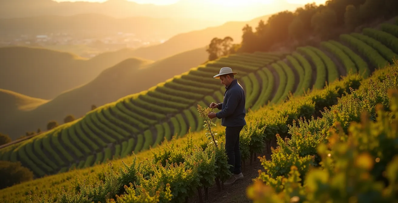Terrazzamenti agricoli con tecniche antierosive naturali